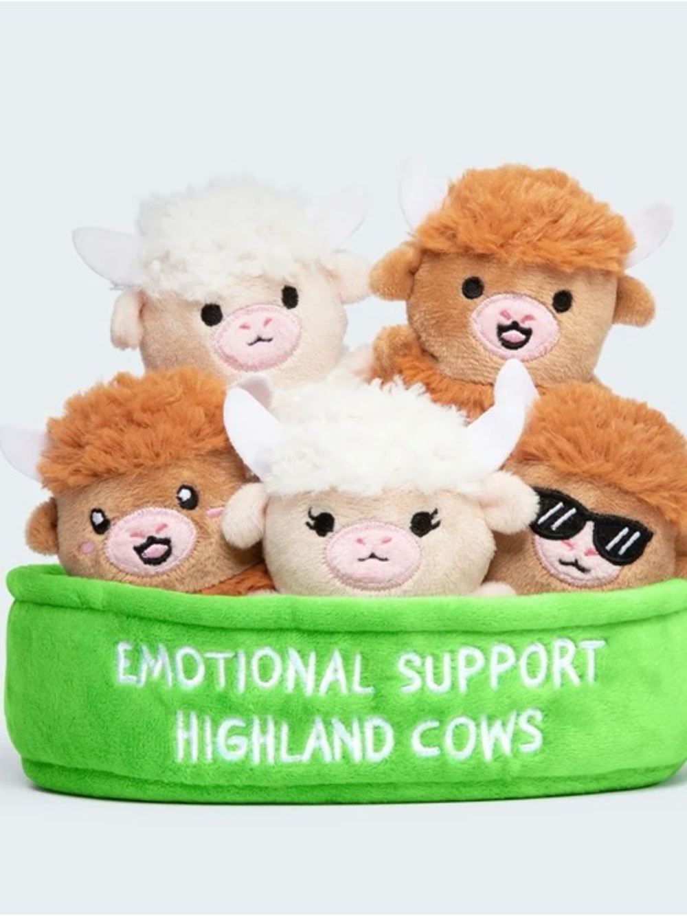 Emotional Support Highland Cows Plush Set -